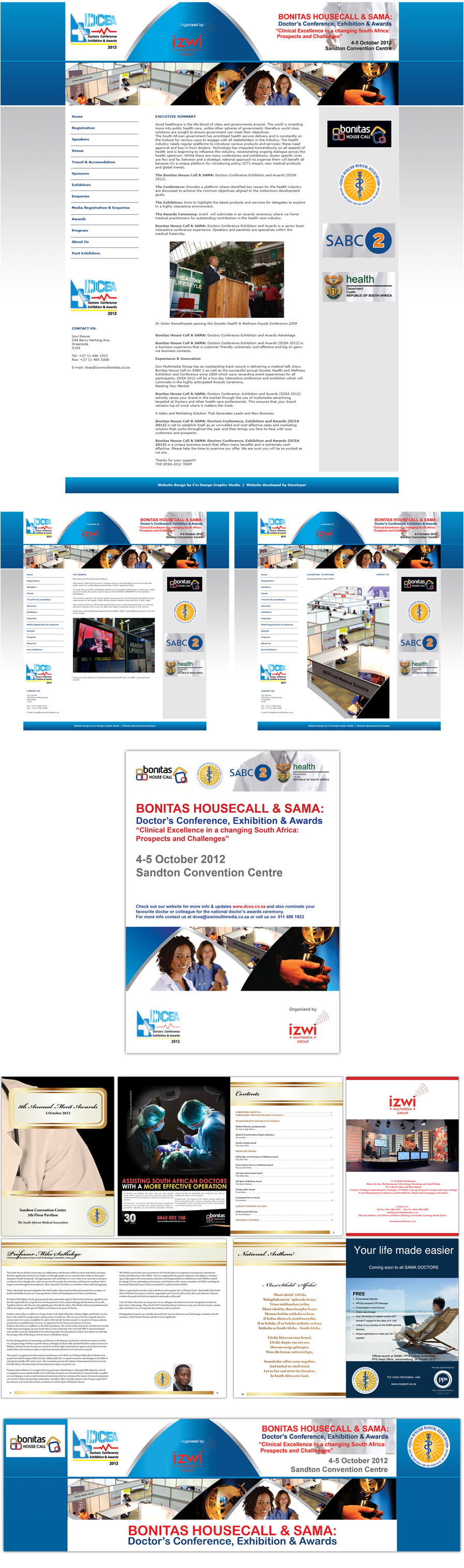 DCEA Stationary & Website Design